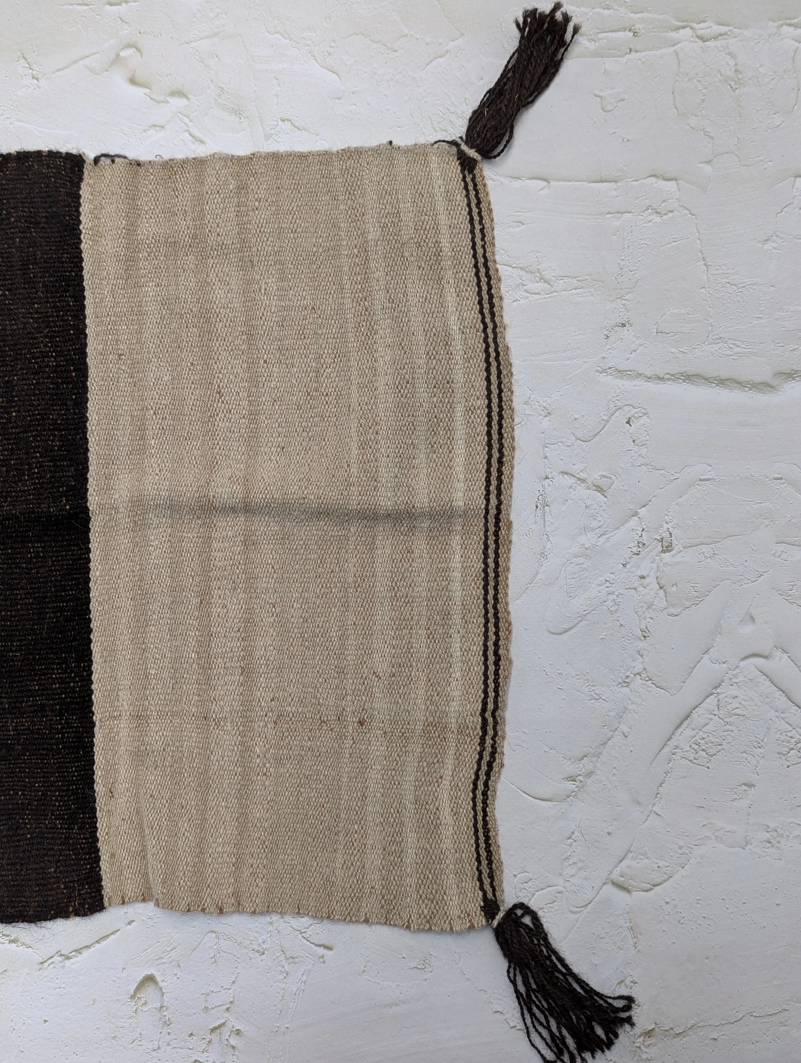Altar Cloth Q'ero Unkuna – Black & White Duality - Image 3
