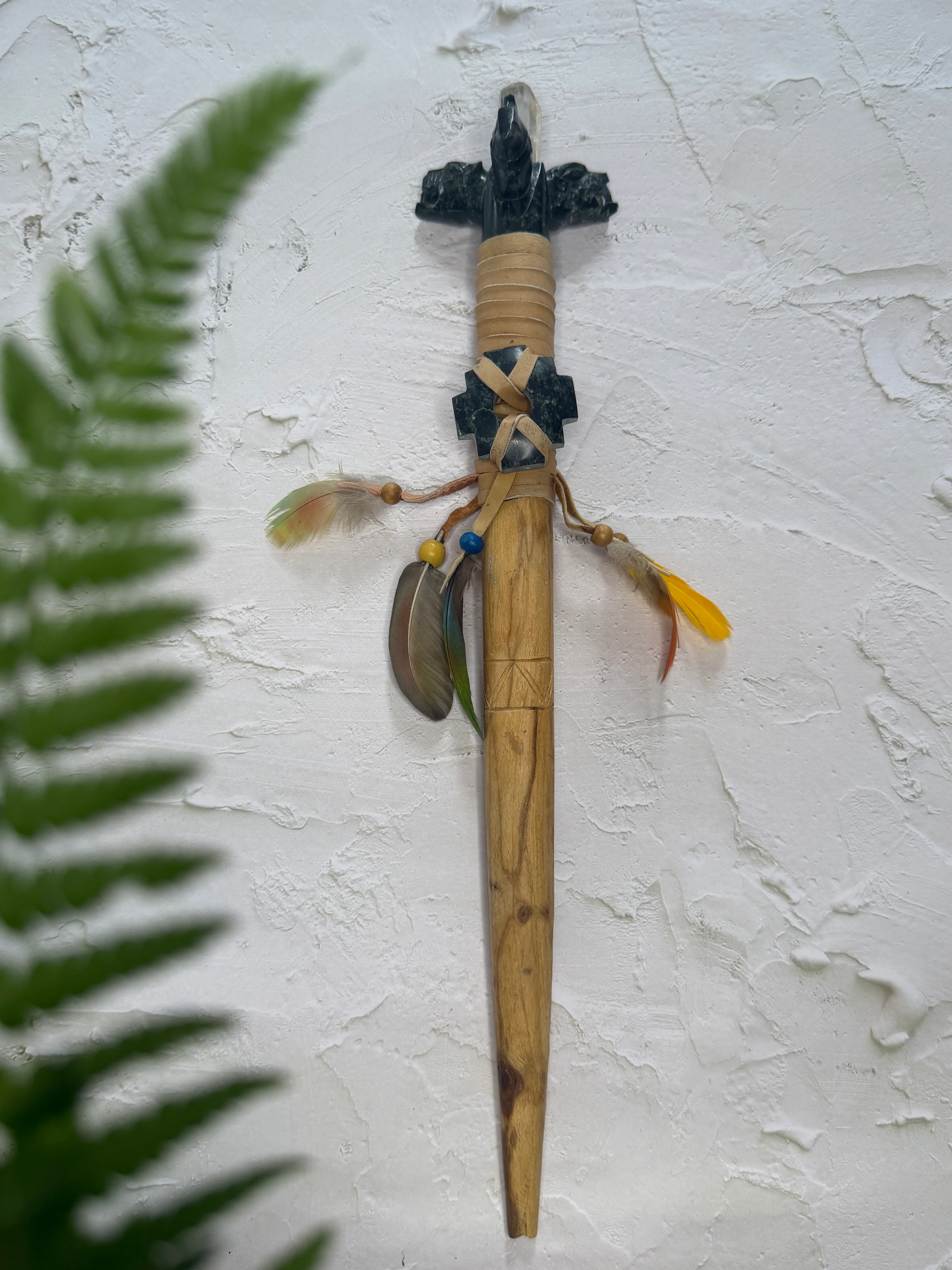 Ceremonial Staff – Condor, Puma & Serpent