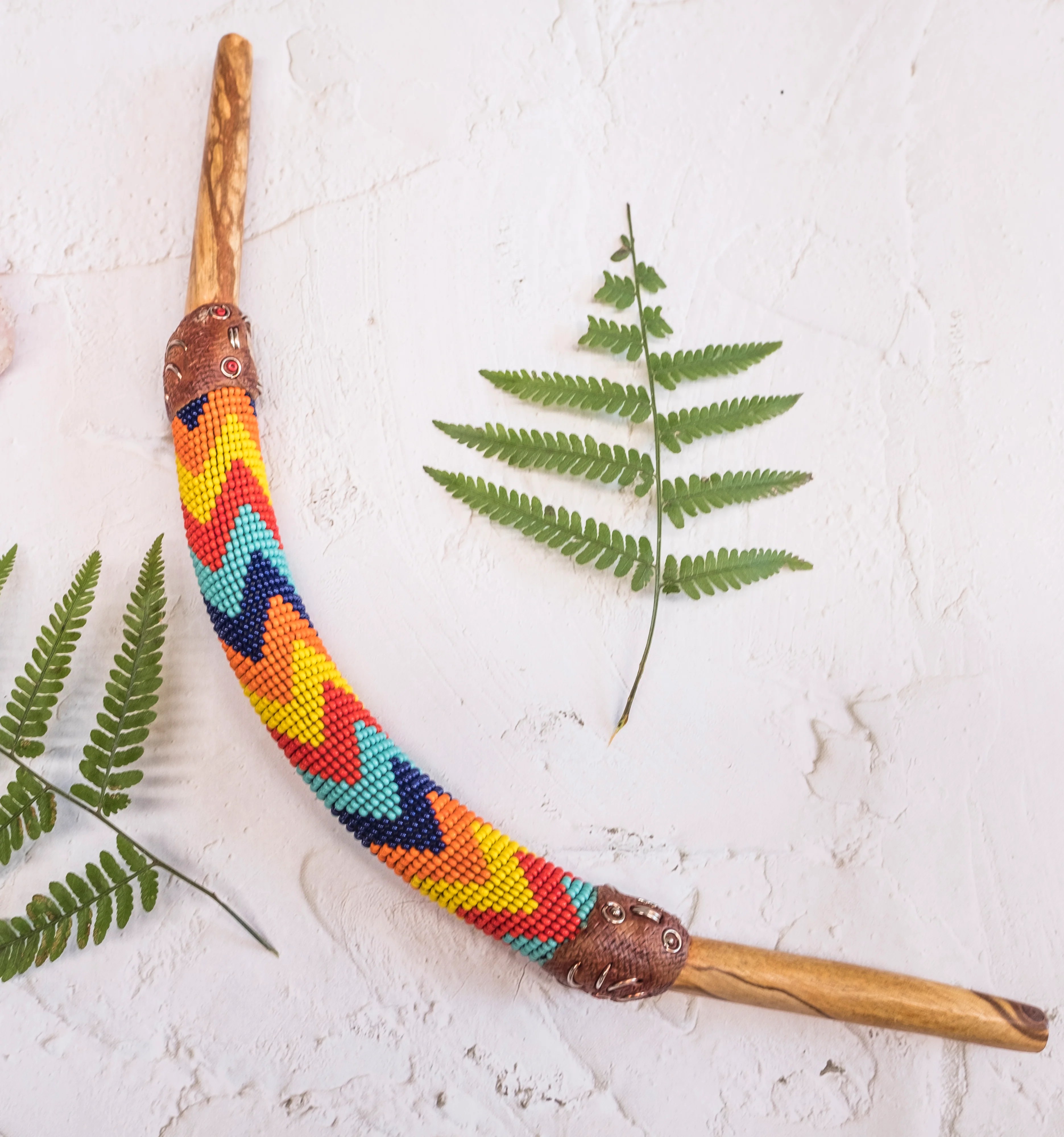 Cofan Beaded Palo Santo Tepi - Image 3