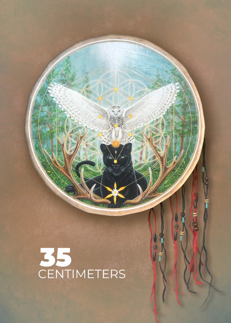 Custom Made ~ Painted Shamanic Hand Drum