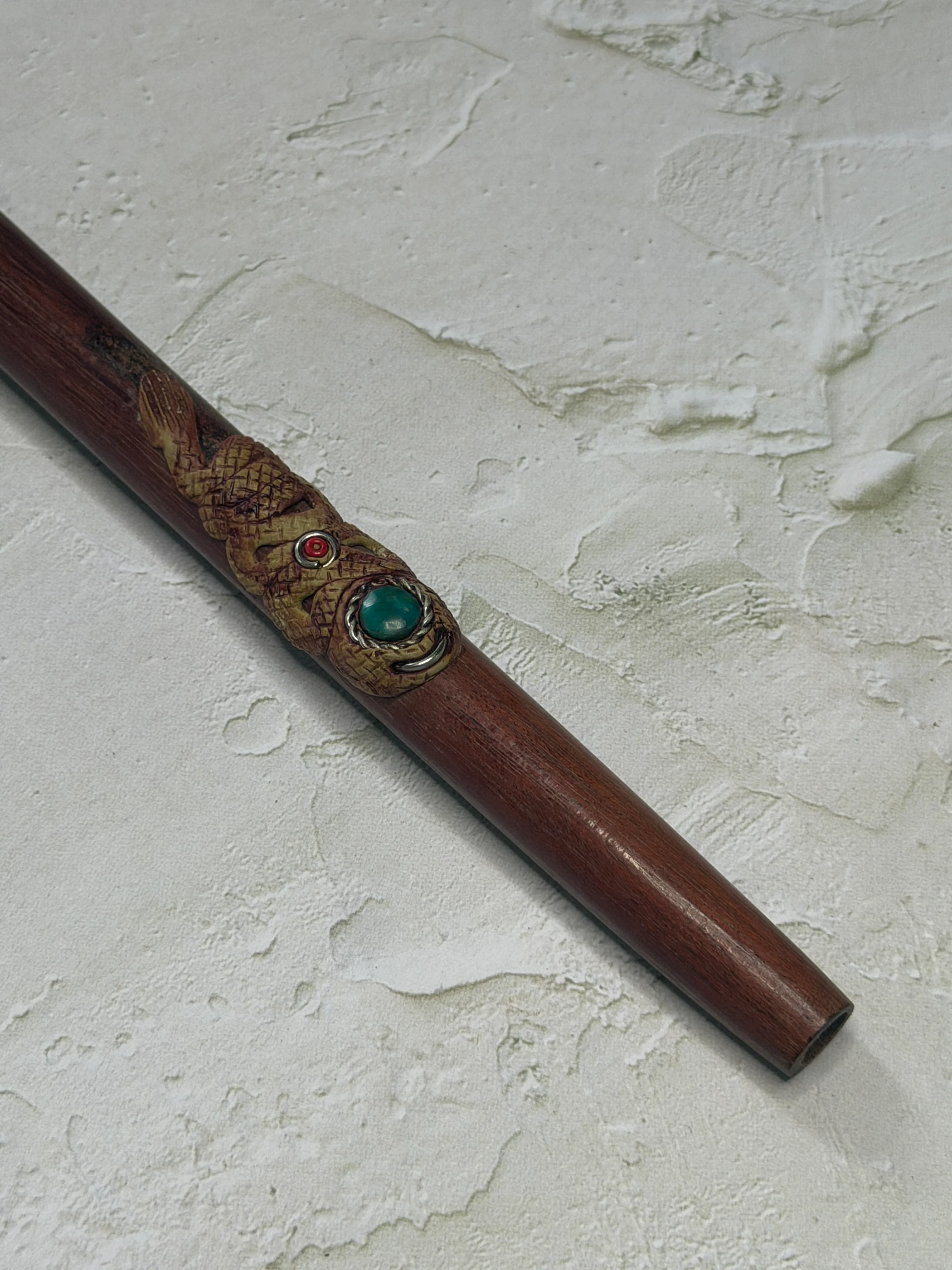 Double Serve Tepi – Palo Rosa, Chrysocolla & Ayahuasca Wood - Image 4