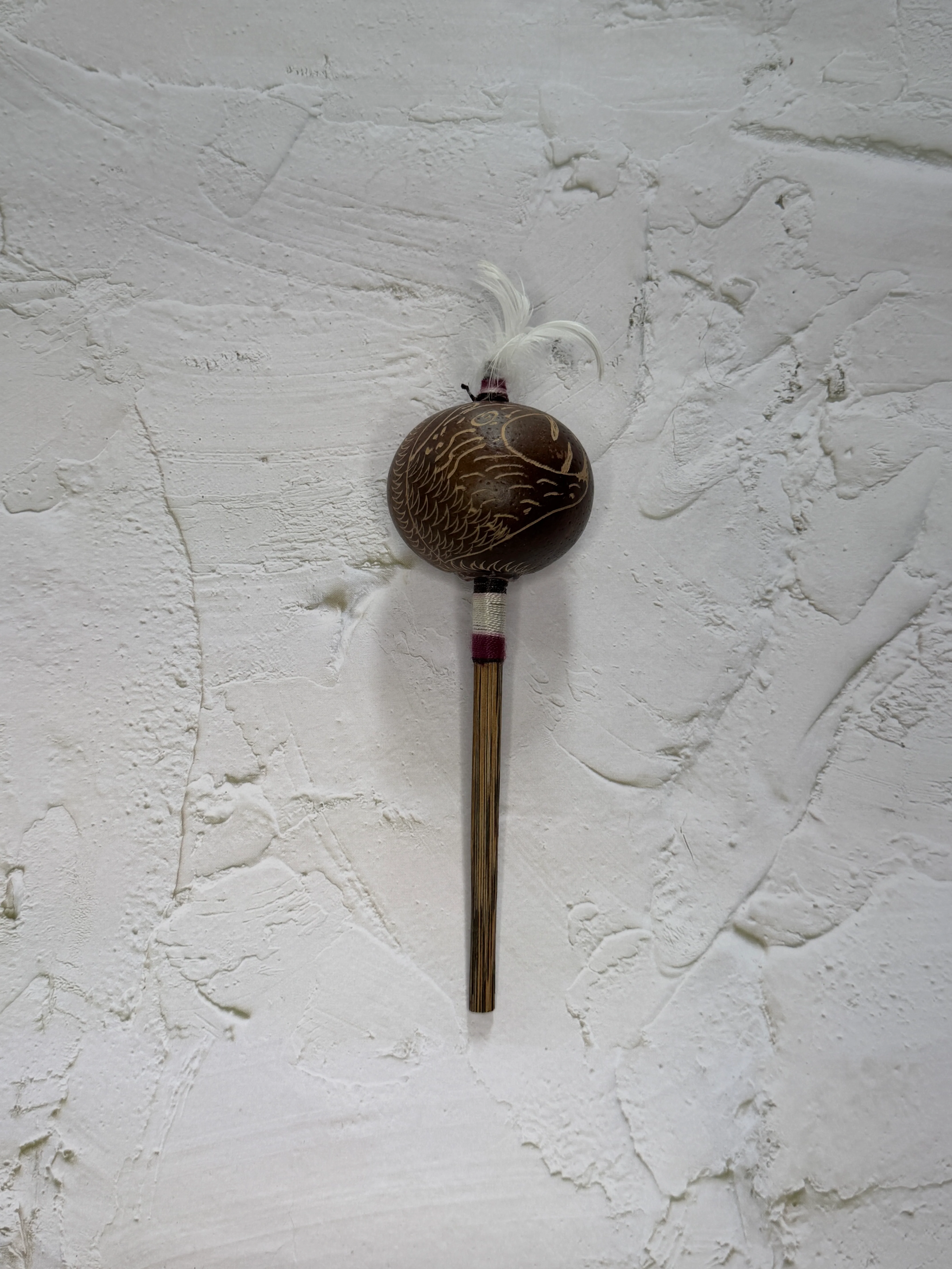 Shipibo Rattle ~ Jaguar & Owl - Image 2
