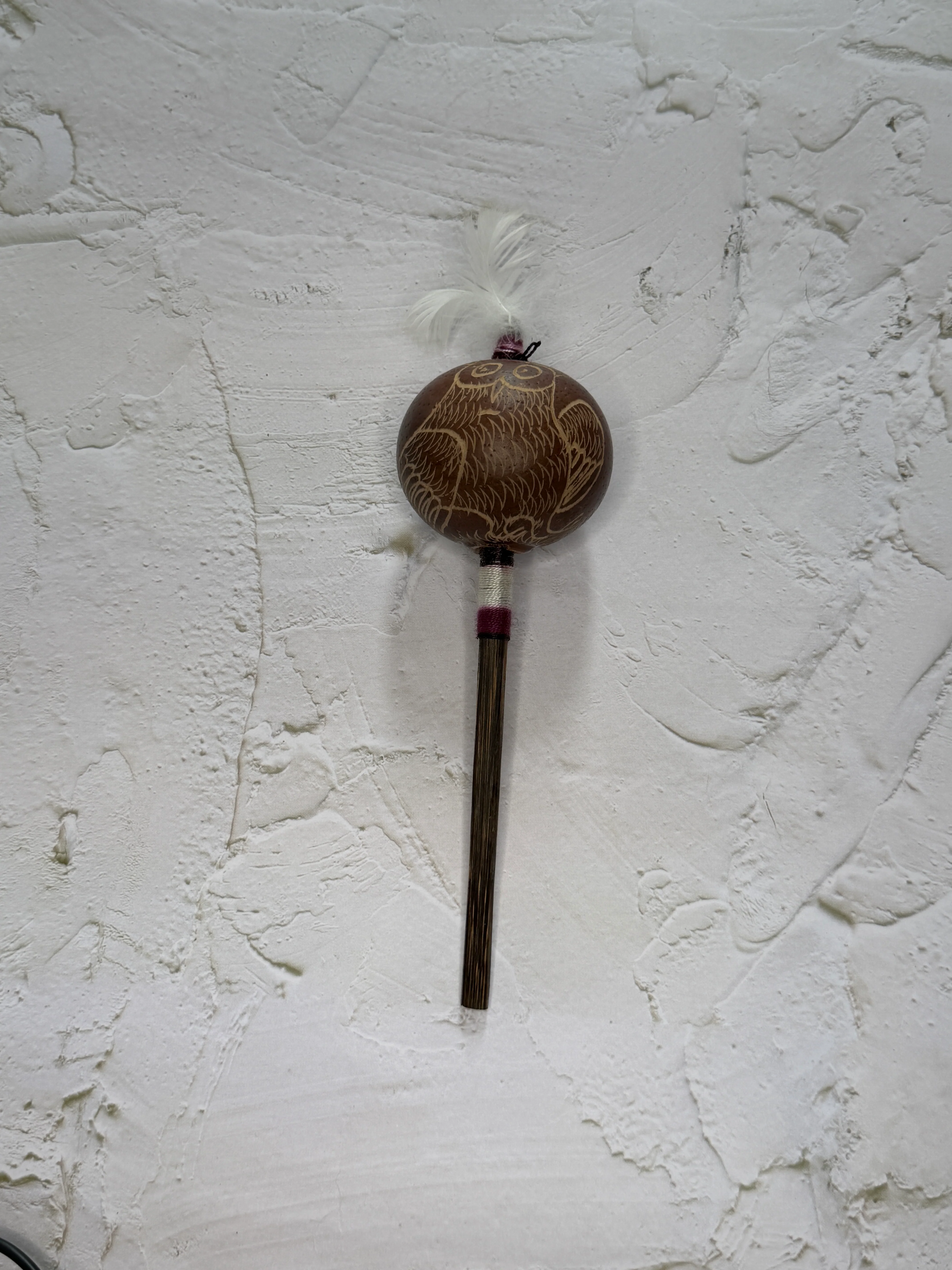 Shipibo Rattle ~ Jaguar & Owl - Image 3