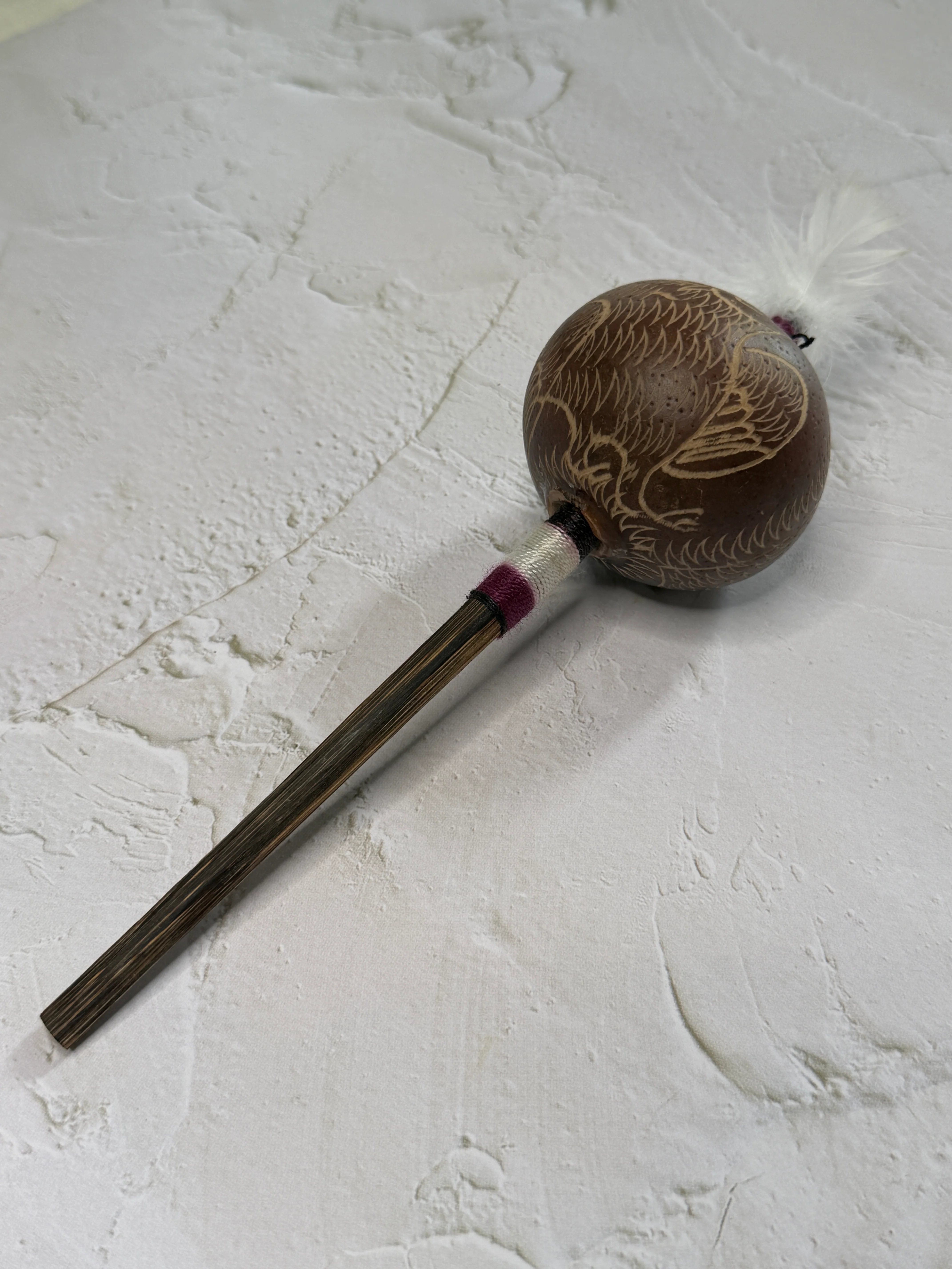 Shipibo Rattle ~ Jaguar & Owl - Image 4