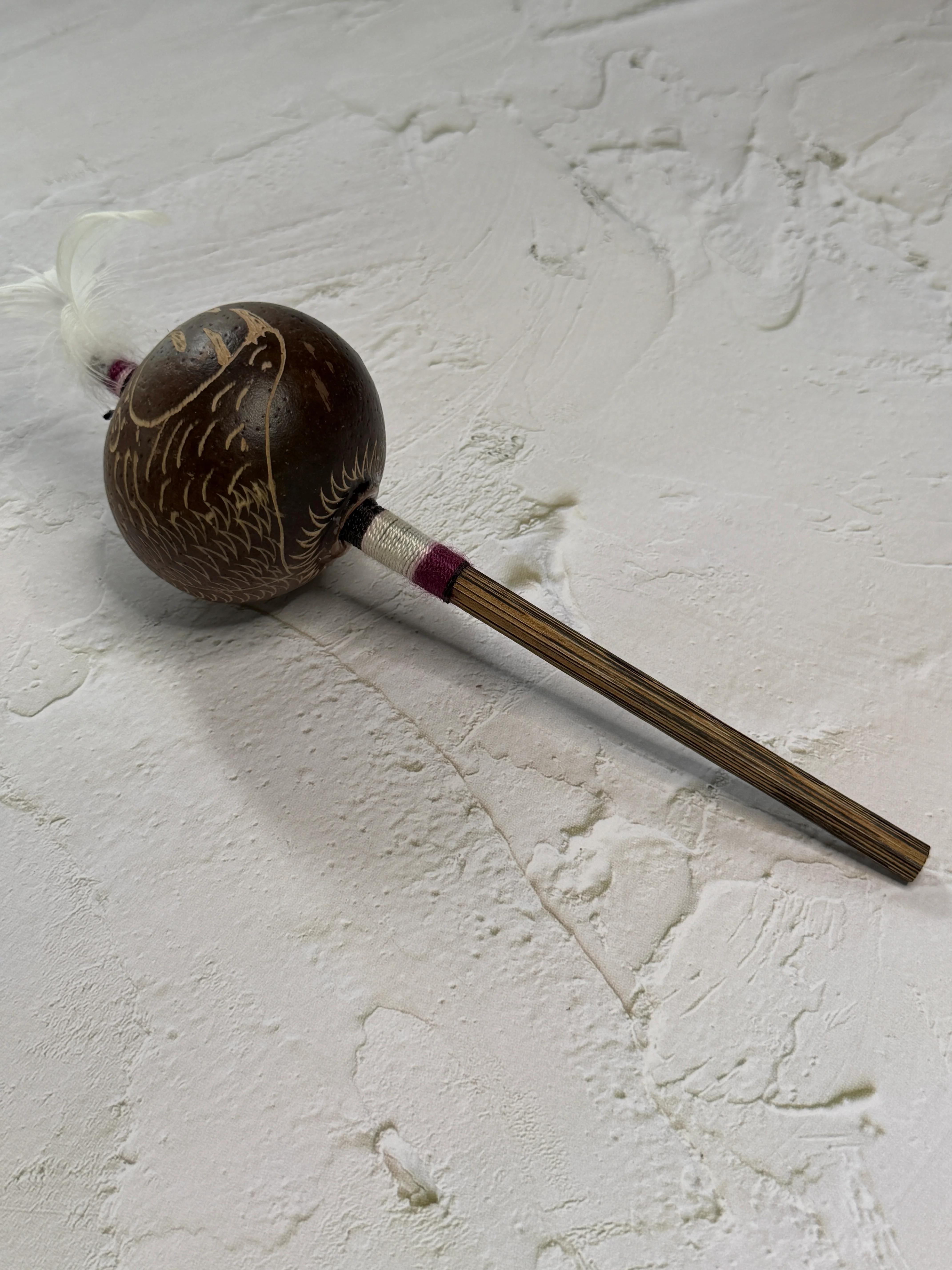 Shipibo Rattle ~ Jaguar & Owl - Image 5