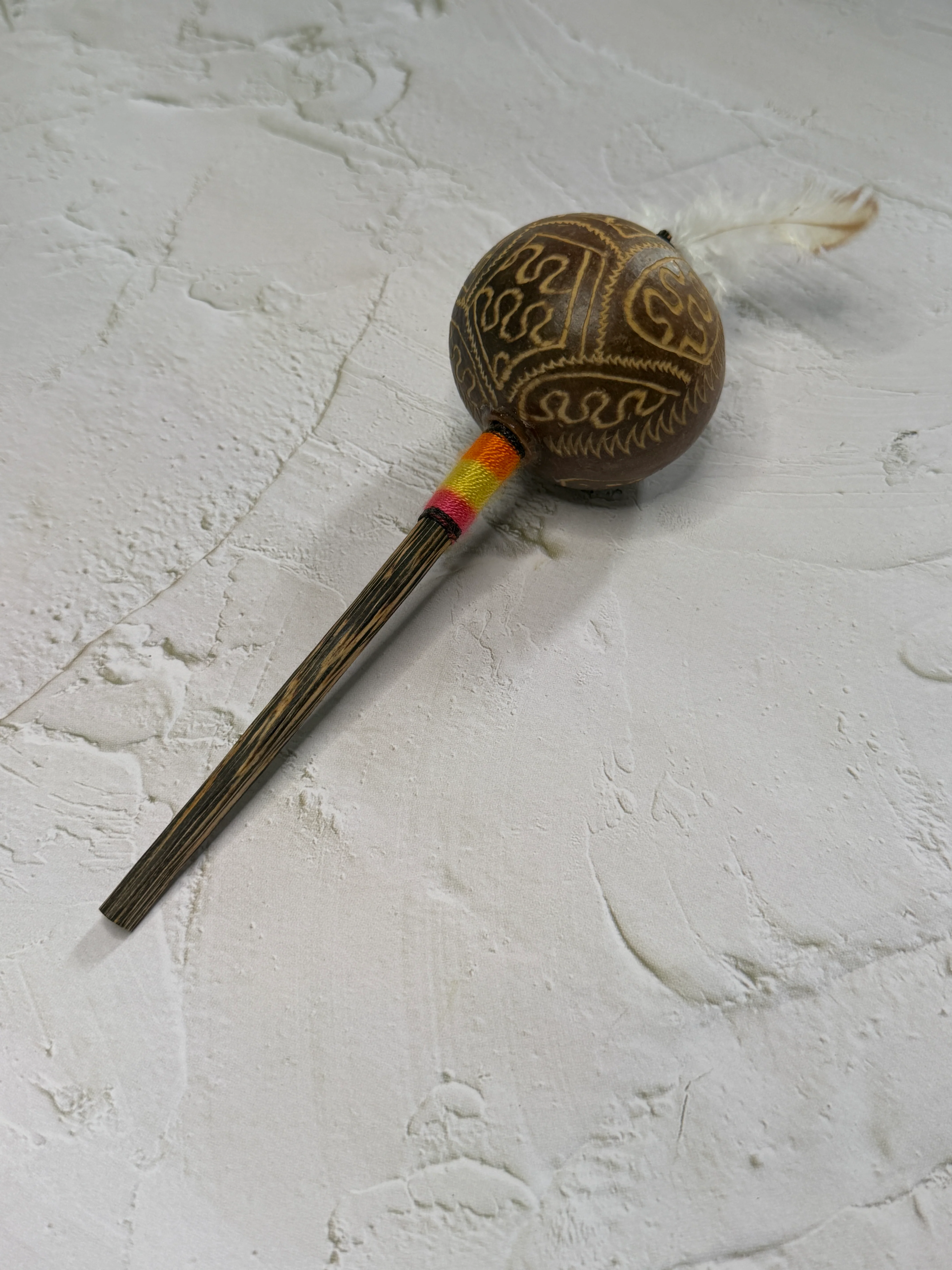 Shipibo Rattle – Frog & Kené Patterns - Image 3