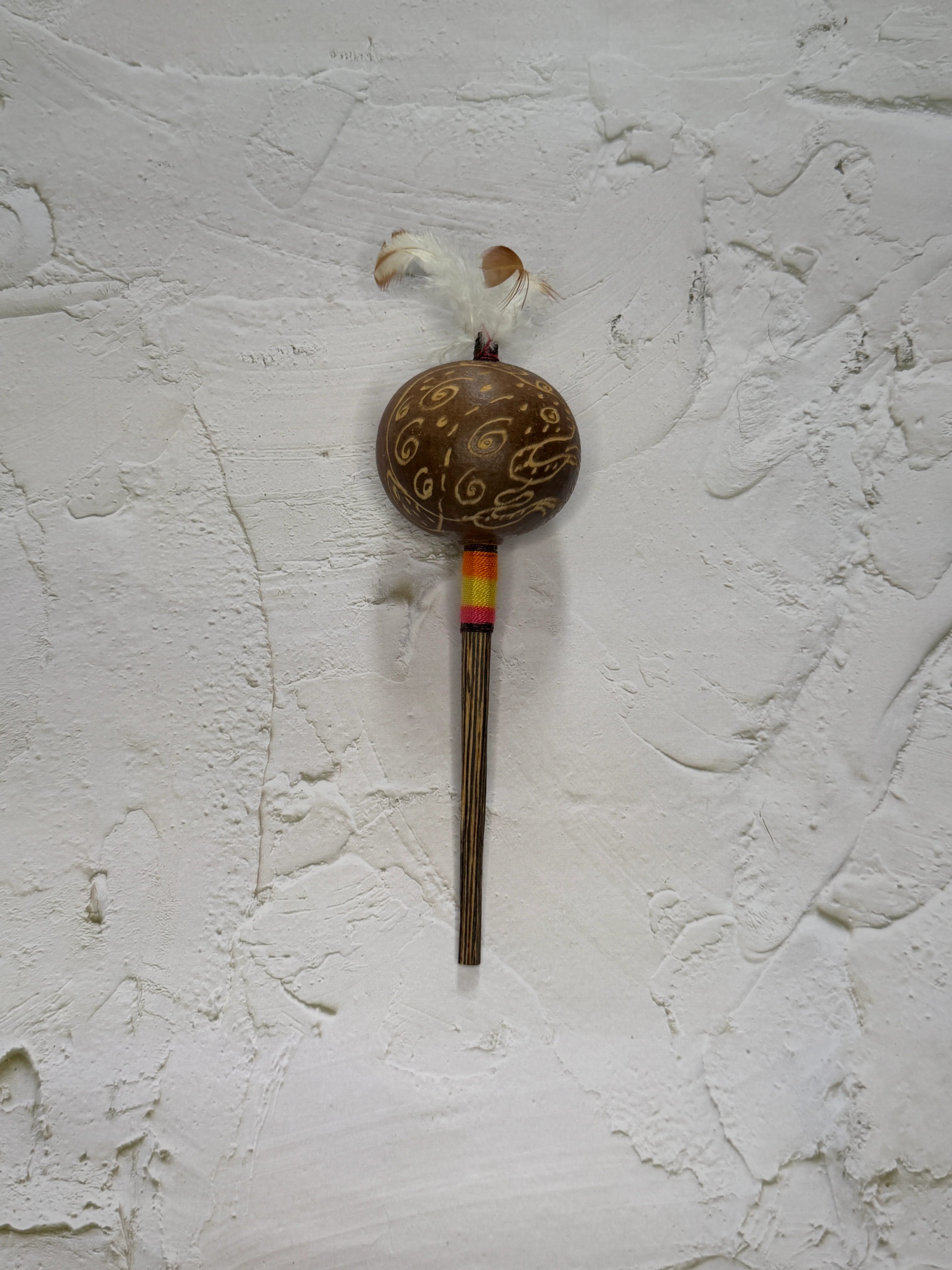 Shipibo Rattle – Frog & Kené Patterns - Image 5