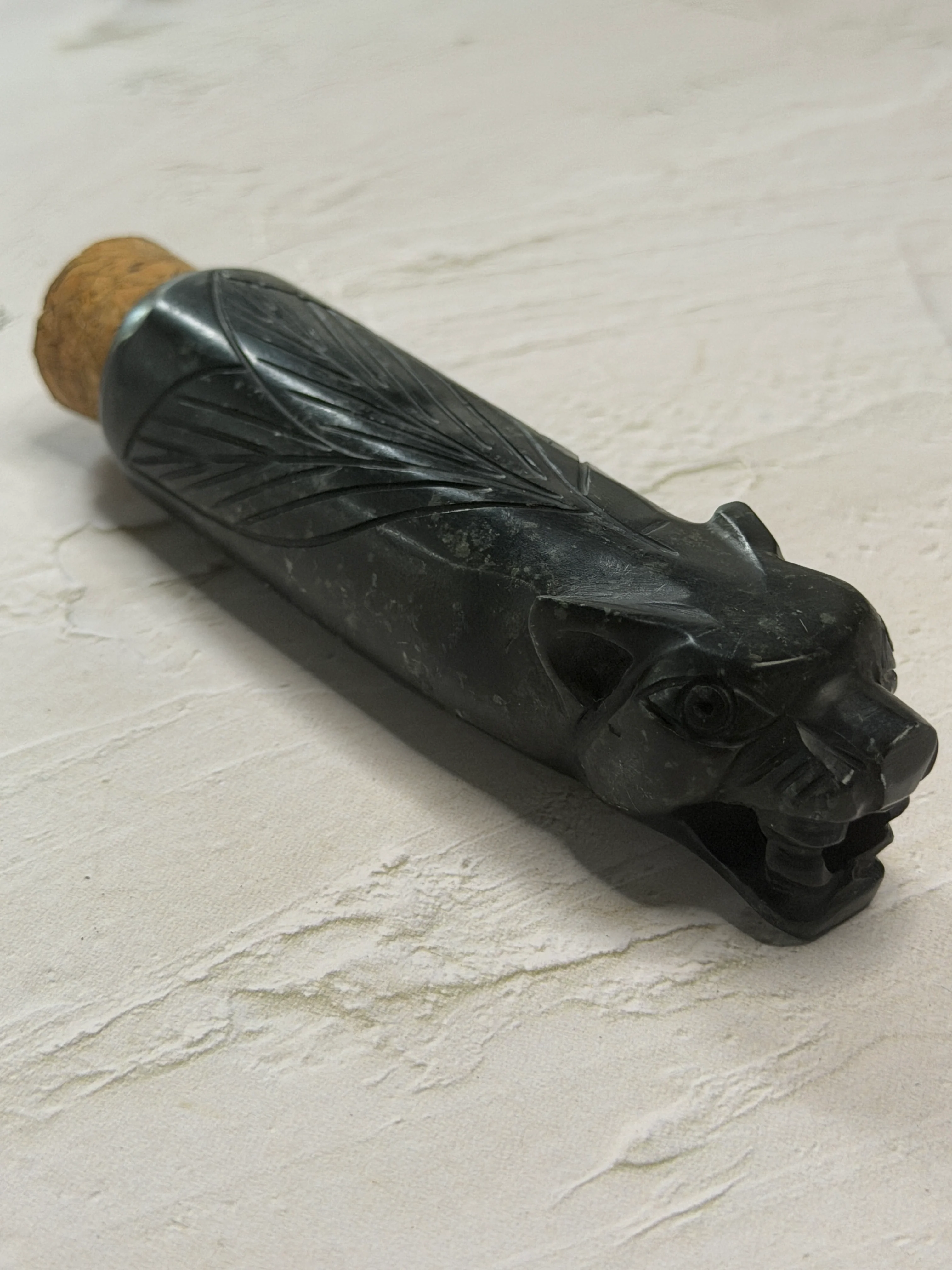 Serpentine Stone Hapé Carrier - Image 3